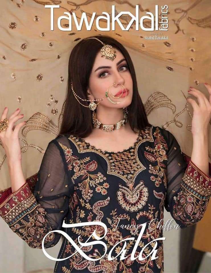 New Fancy Chiffon Collection BALA by Shahid Tawakkal